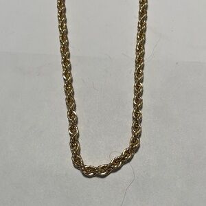 20” - Gold Rope Chain Necklace